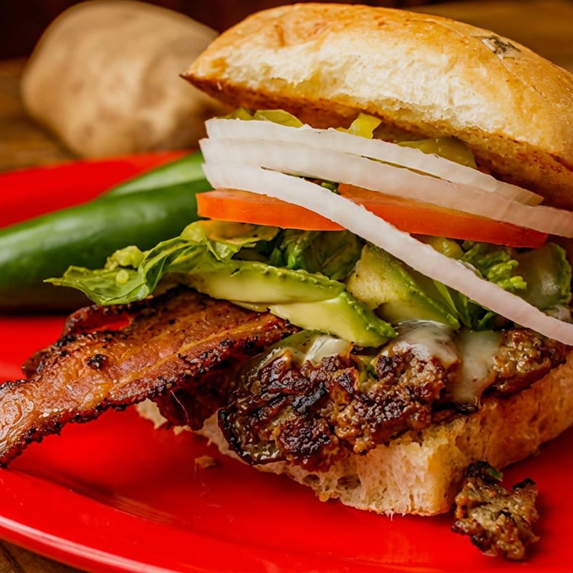 THE ULTIMATE RATTLESNAKE CHEESEBURGER