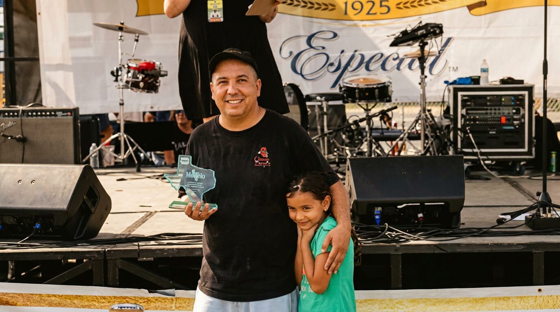 Tony brought home the trophy