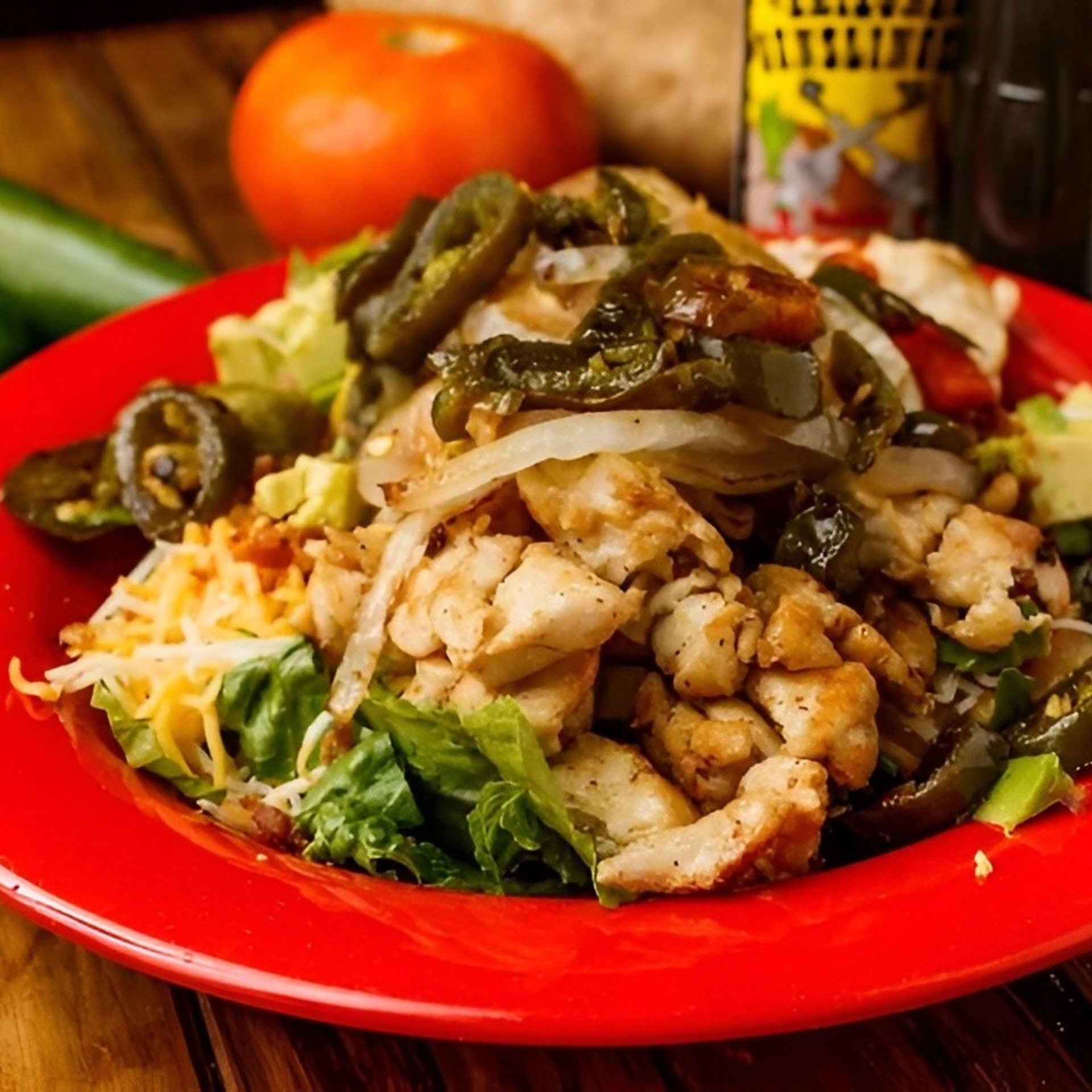 NO SHORTCUTS, EVER #42 RATTLESNAKE GRILLED CHICKEN SALAD