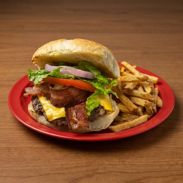 #24 BACON CHEESEBURGER 1/3LB.