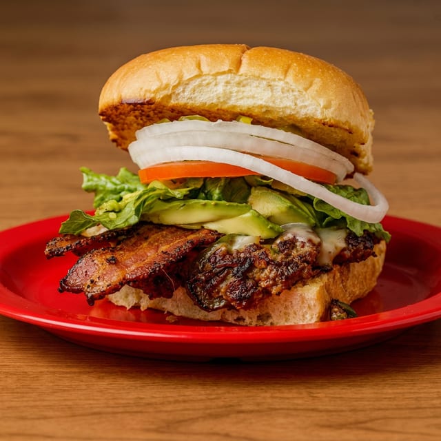 #21 ULTIMATE RATTLESNAKE CHEESEBURGER.