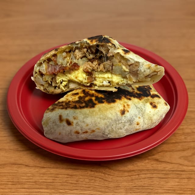 #85 UNCLE TONY'S BURRITO SUPREME.