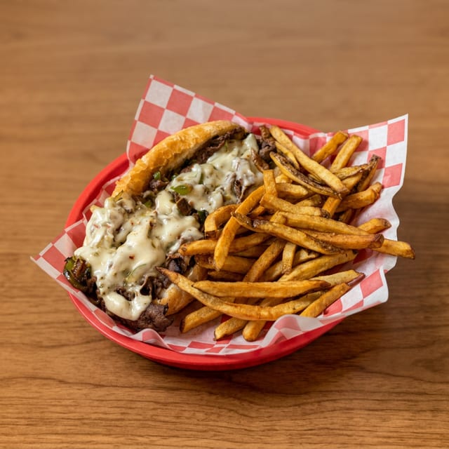 #64 Texas Cheesesteak.