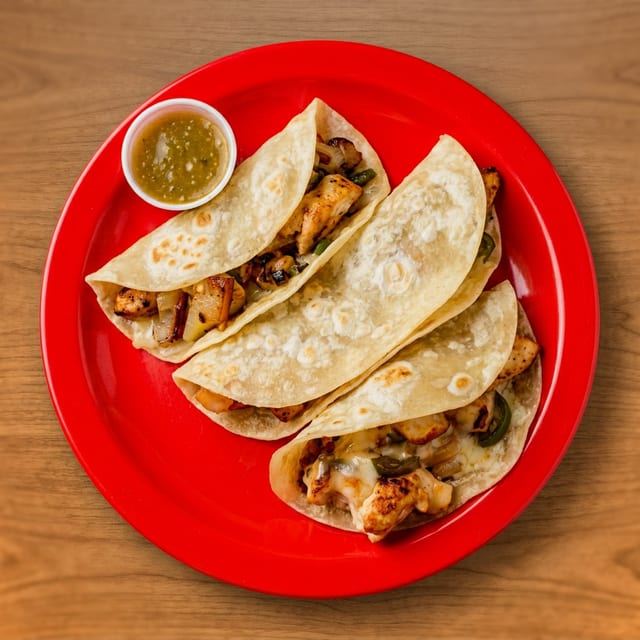 #45 Jalapeno Chicken Tacos.