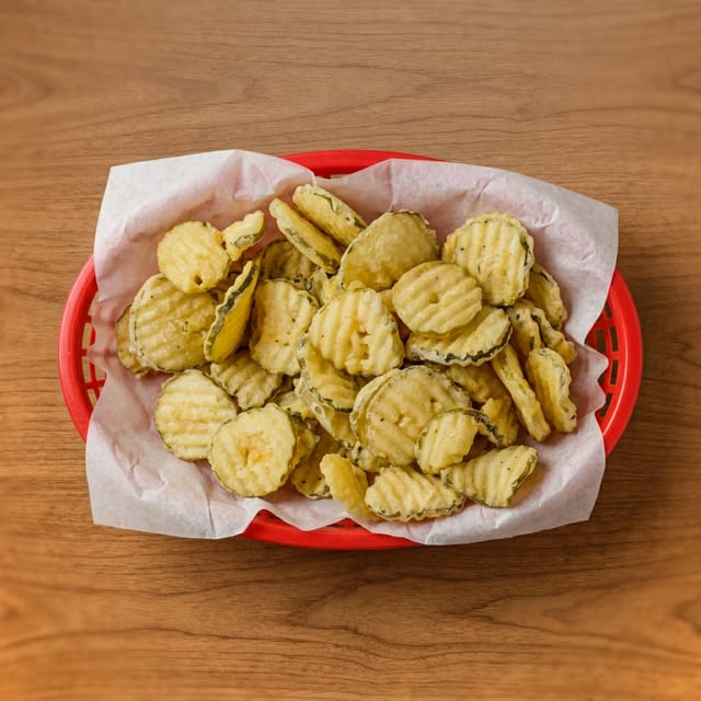 #70 FRIED PICKLE CHIPS.