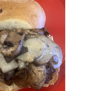 #35 MUSHROOM SWISS BURGER